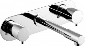 8056-010 Mariner Voyager, смеситель для раковины из стены с донным клапаном "click clack", цвет хром