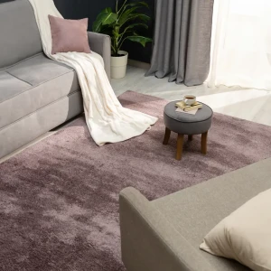 Ковер полиэстер Ribera 01800A 160x230 см цвет лиловый 82539412 STLM-2057065