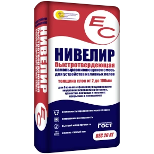 Смесь для наливного пола Екатеринодарские смеси Нивелир 20 кг 85481152 STLM-2148338
