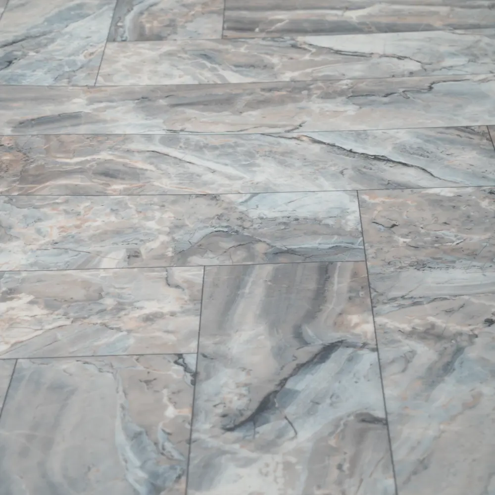 Линолеум бытовой KREAFORTA «Ханто» 32 класс 4 м - серый мрамор 89431509 STLM-1574035 - Вид №1