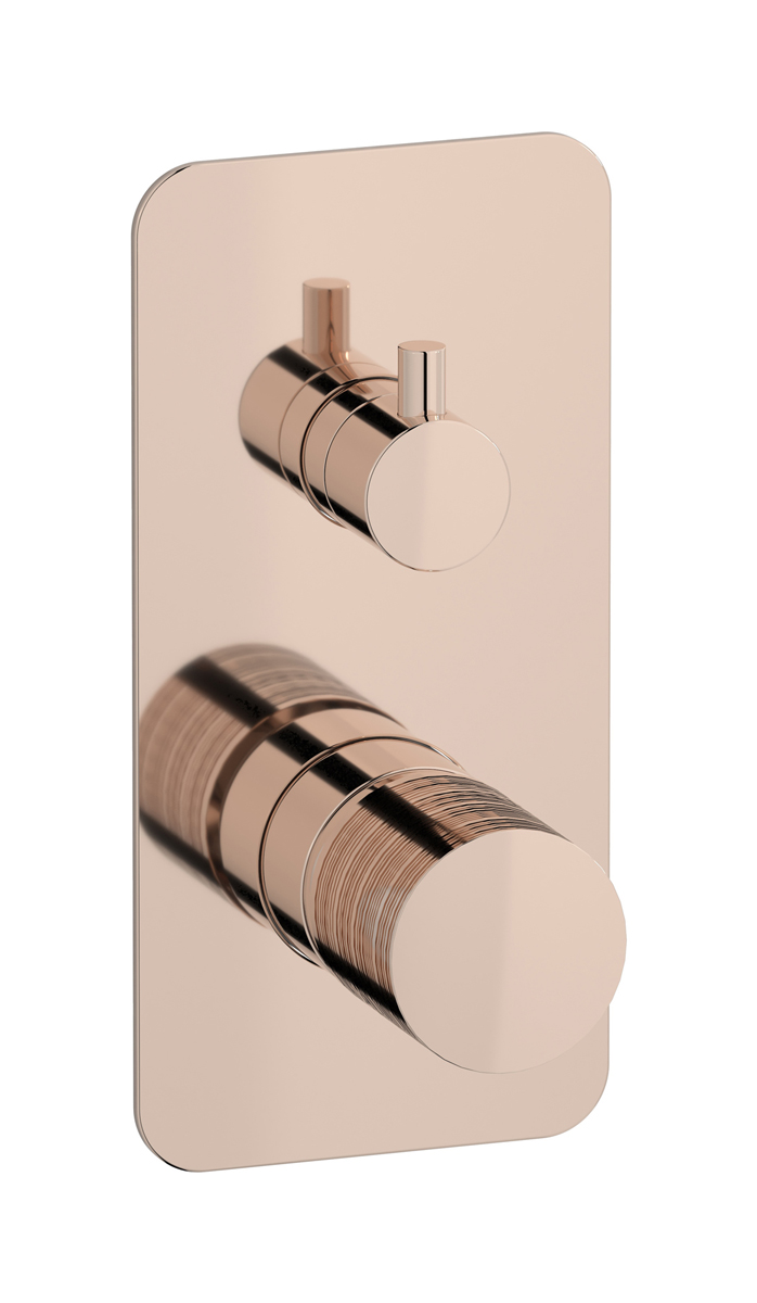 Встроенный смеситель для душа с двухходовым дивертером WE ARE IB vn220is Rose Gold Vinile