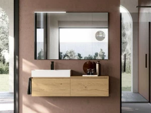 Ideagroup Мебель для умывальника из дуба с ящиками Cubik