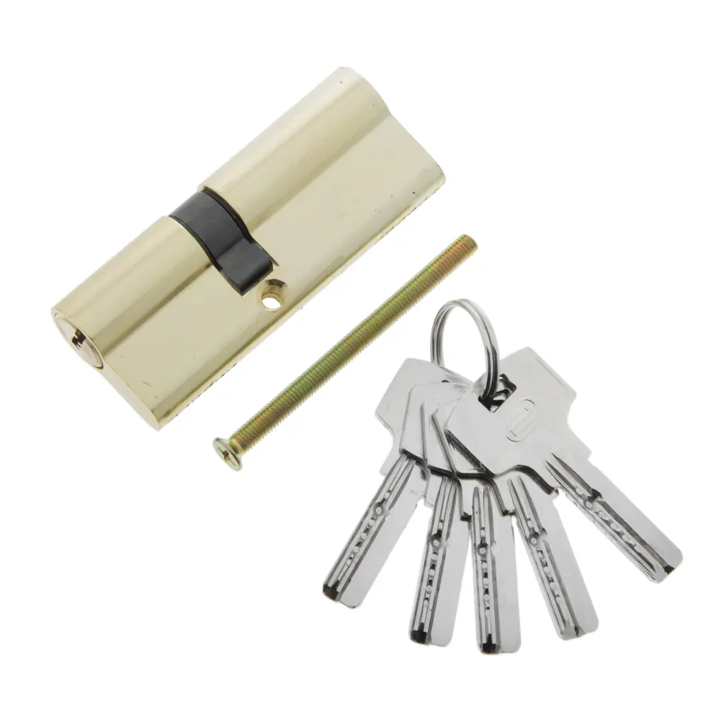 Цилиндр Standers ключ/ключ 35х45 золото, TT-CAB3545GD 17263991 STLM-2067866  - Вид №1