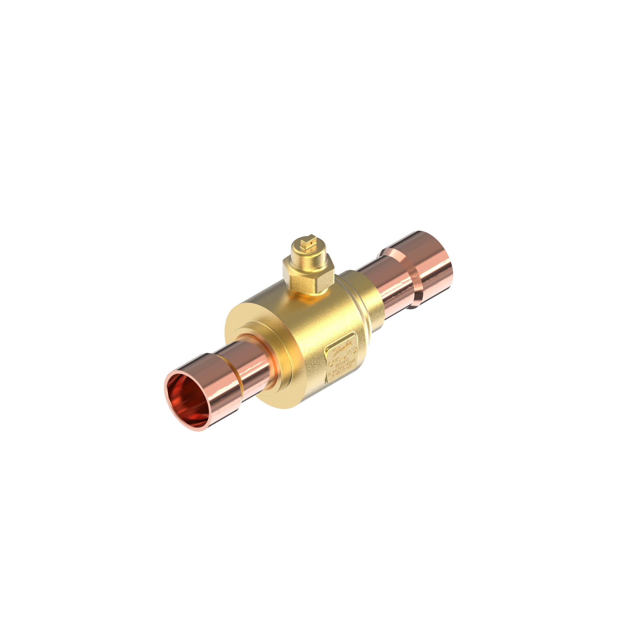 Danfoss GBCT — Запорные шаровые краны для CO2 140 бар GBCT 6s Кран шаровый 009L6581  - Вид №1