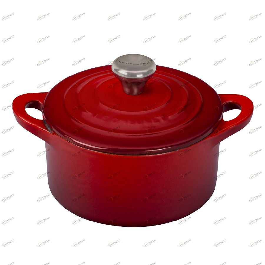 Кокотница чугунная Le Creuset, Ø10 см, вишневая 21001100600461