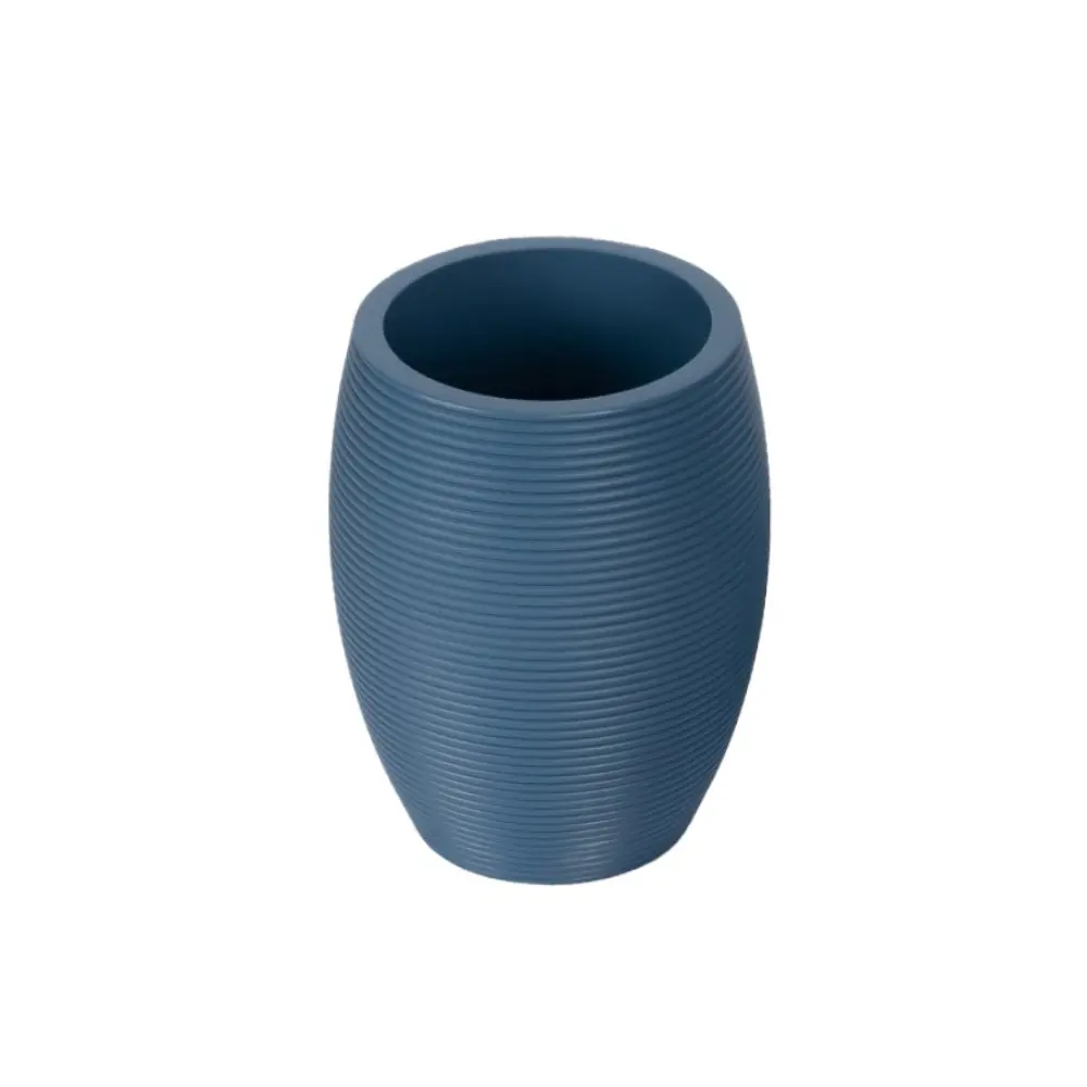 Стакан для зубных щеток LEMER Camarg - синий аксессуар для ванной 89384951 STLM-1570649