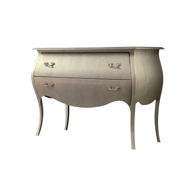 Комод для спальни с 2 ящиками состаренное золото Eternity ESF ДИЗАЙНЕРСКИЕ, PROVENCE, ПОД СТАРИНУ 043934 Золото  - Вид №1