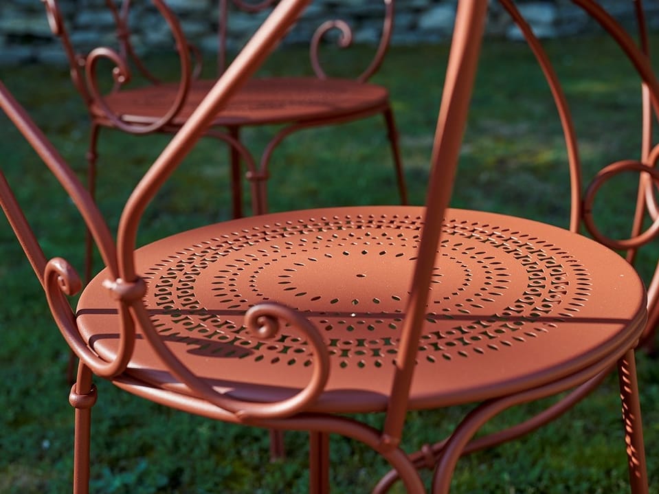 Стальной штабелируемый садовый стул Fermob 1900 ARCH-00135060 - Вид №3