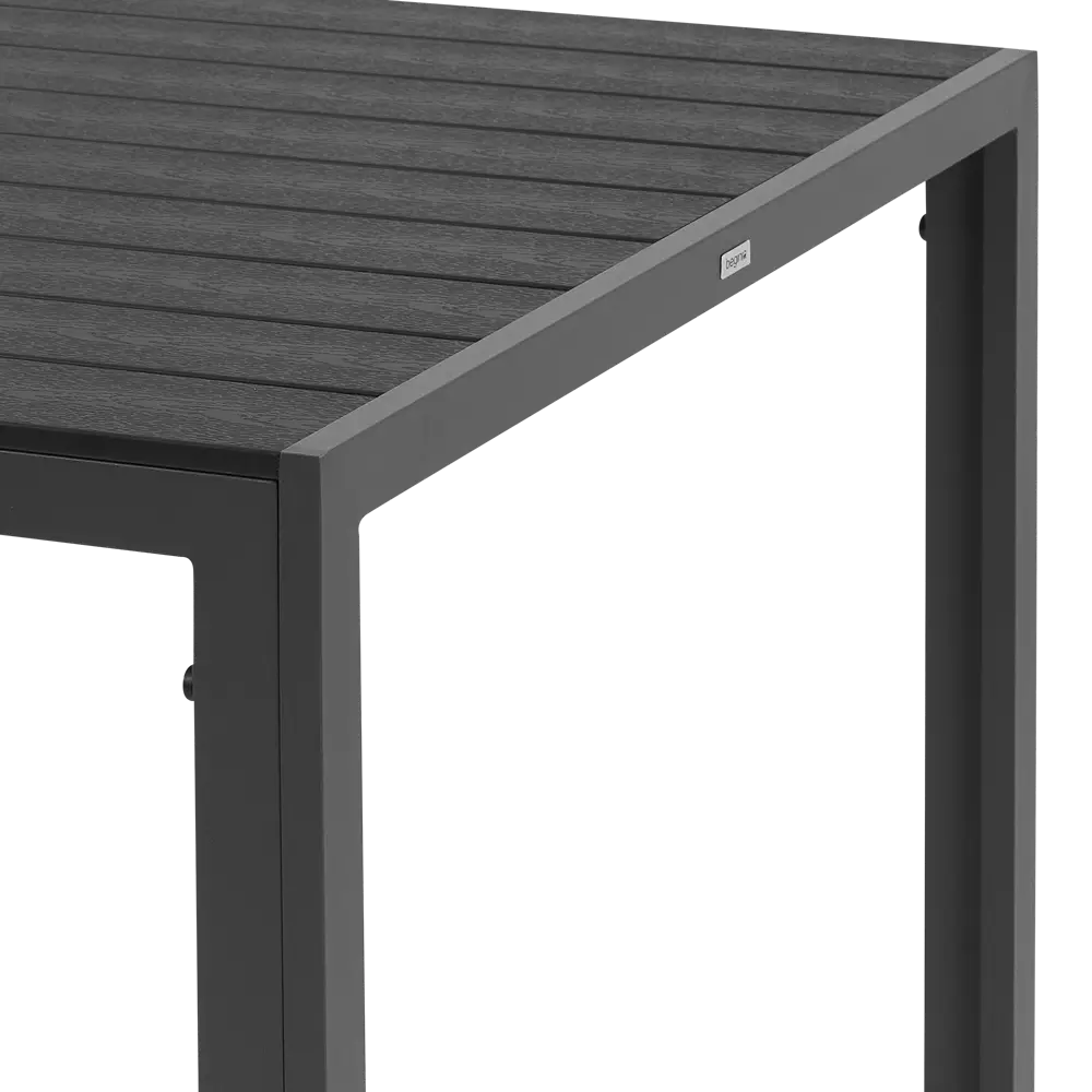 Садовый стол нераздвижной BEGINIA Lyra 90x90 см алюминий серый STLM-2190716 - Вид №7