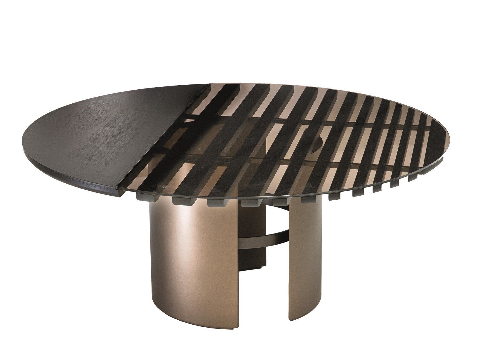 Круглый стеклянный обеденный стол Shake Tal ARCH-00114338 - Вид №1