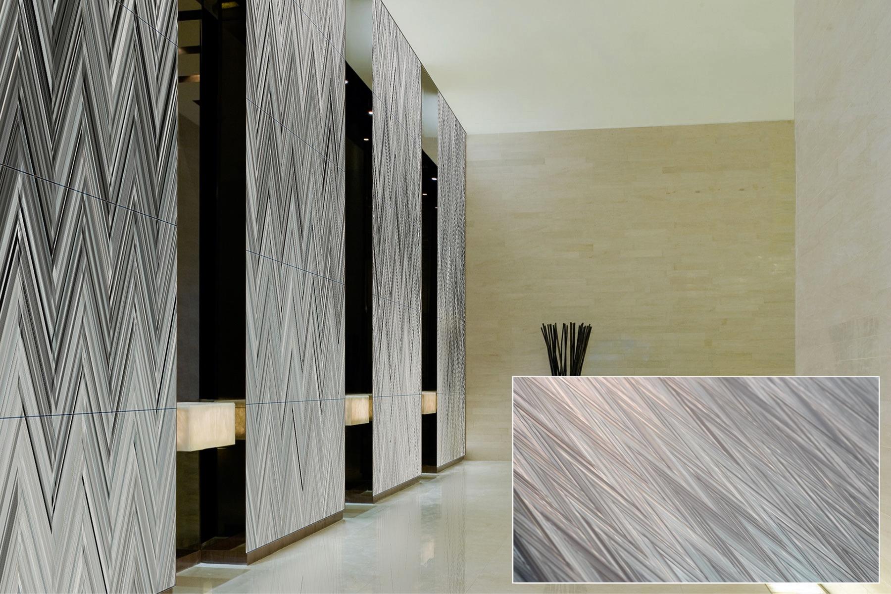 FSRT363 Стеновые панели из стекла vivispectra vektr с индивидуальной прослойкой в ​​стандартной отделке Forms-surfaces  - Вид №4