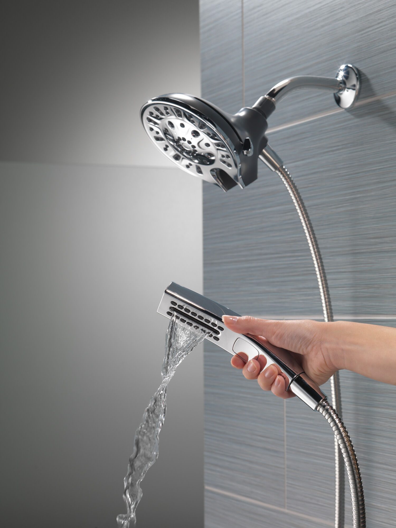 Душевая лейка Palm® с 5 струями Delta Faucet 75505WH - Вид №13