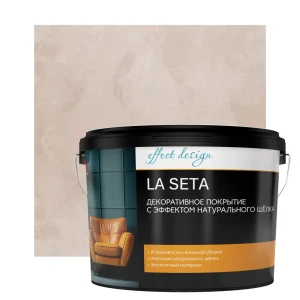 Штукатурка декоративная Dufa La Seta эффект шелка 1 кг цвет серебро 89412960 STLM-2088080