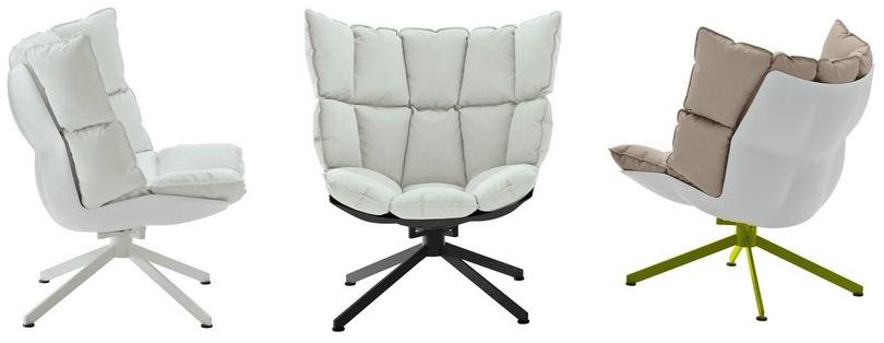 B&B Italia Мягкое кресло на жердочке из ткани Husk sun-id-1497324 - Вид №4