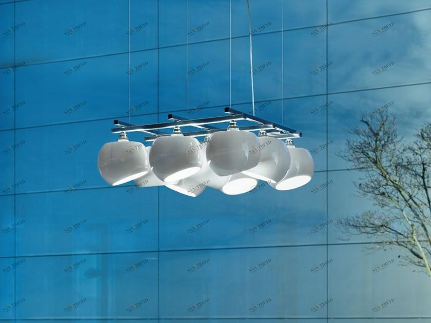 LICHT IM RAUM Светодиодный подвесной светильник из фарфора White moons sun-id-1419558