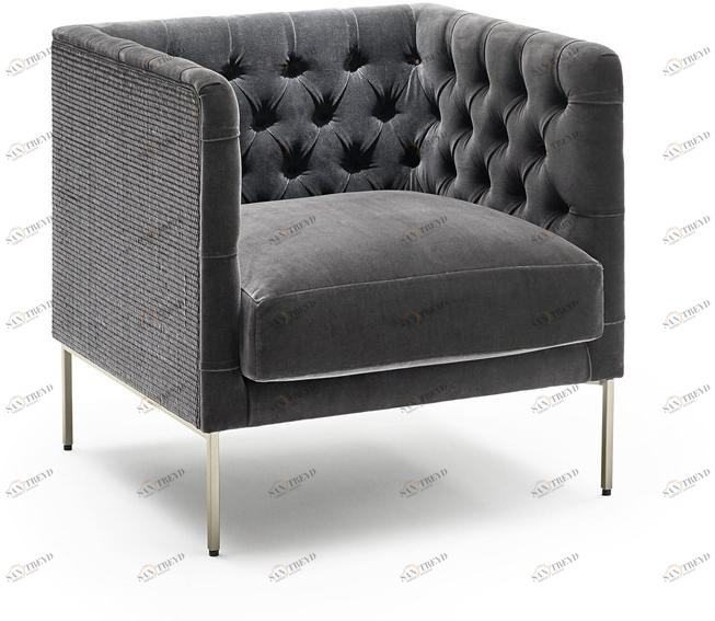 Living Divani Кресло из мягкой ткани с подлокотниками Lipp sun-id-1465008