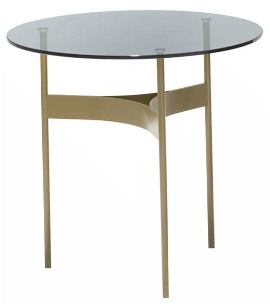 Moroso Круглый журнальный столик из стали и хрусталя Yumi sun-id-1501582 - Вид №1