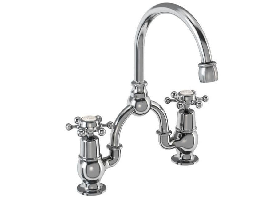 Смеситель для раковины с 2 отверстиями Burlington BIRKENHEAD ARCH-00031908 - Вид №1