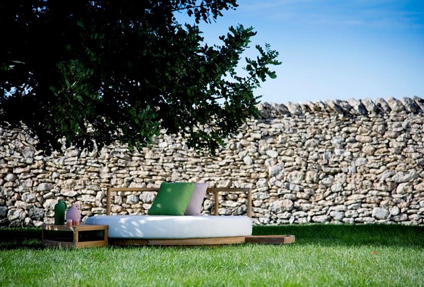 Unopiù Садовая кровать из акрила и тикового дерева Pevero Peviso - Вид №5