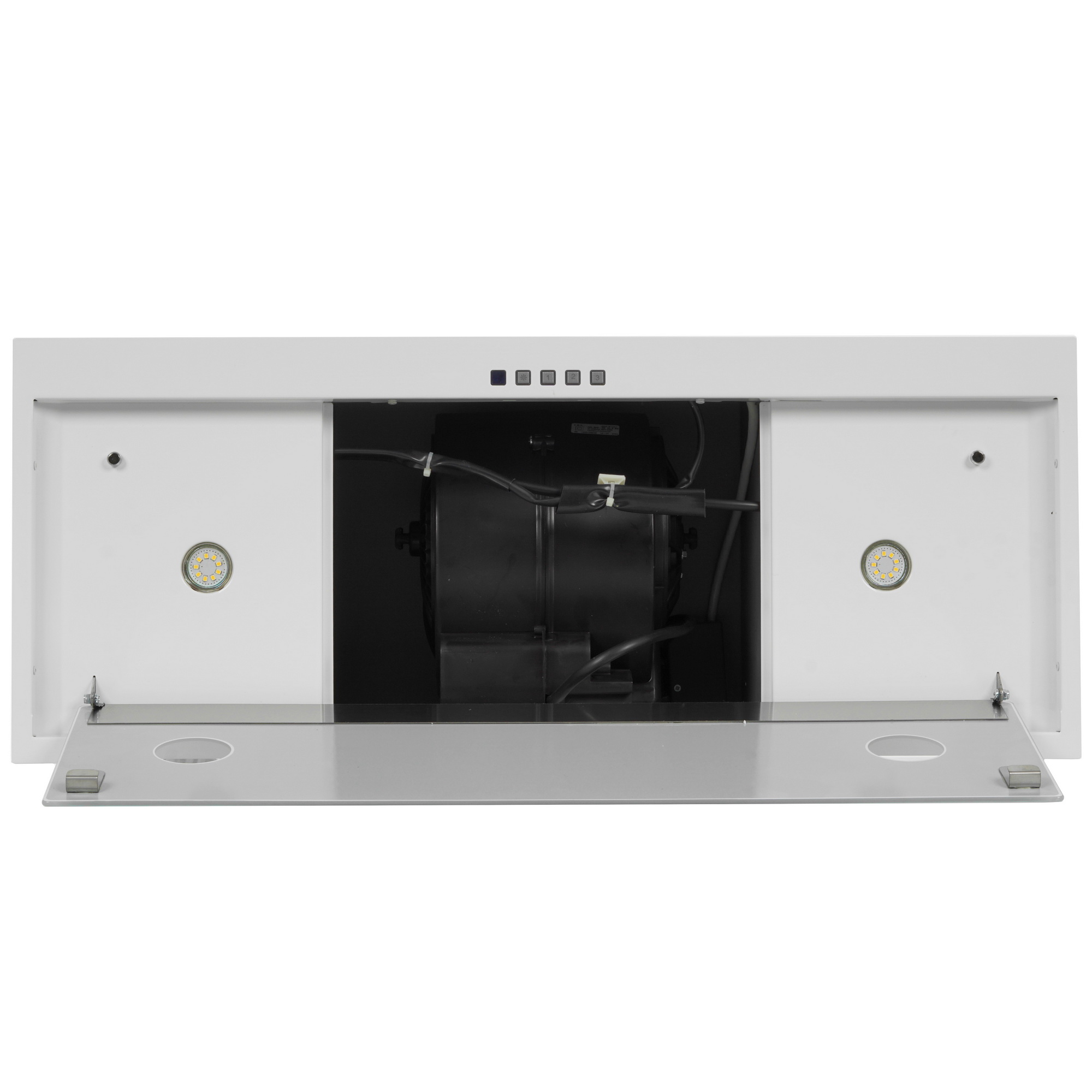 5354583 Вытяжка полновстраиваемая Akpo WK-10 Neva glass серебристый/белый STDN-0031585 - Вид №8