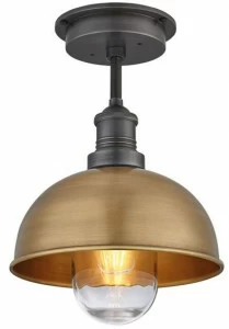 Industville Уличный потолочный светильник из латуни Brooklyn Br-ip65-dfm8-b-ph