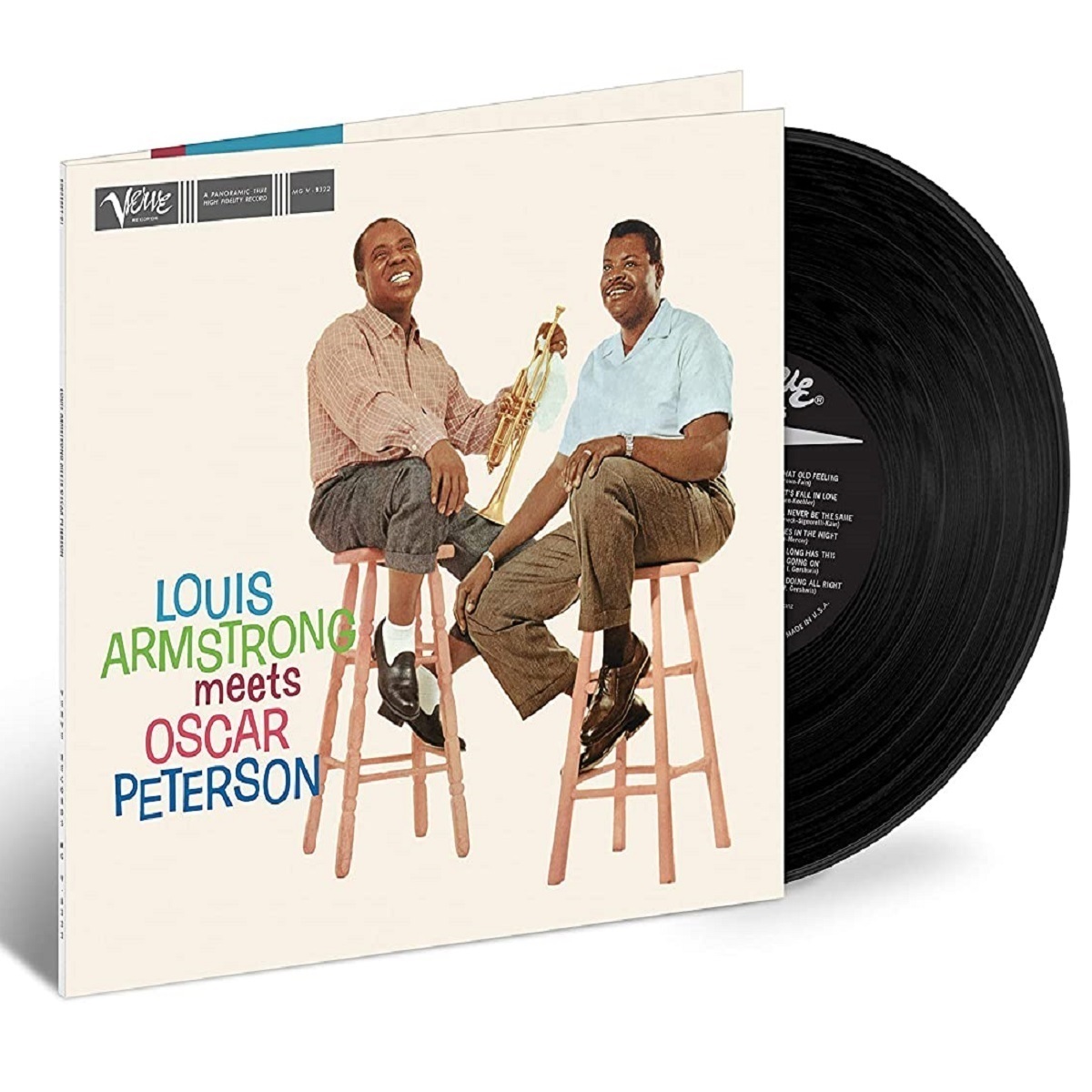 538134 Виниловая пластинка Louis Armstrong, Oscar Peterson - Louis Armstrong Meets Oscar Peterson Santreyd 