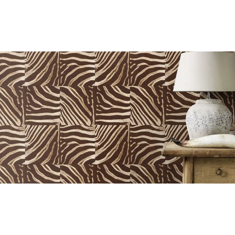 Обои флизелиновые Rasch Out of Africa коричневые 0.53 м 715309 12298334 STLM-2092052 - Вид №3