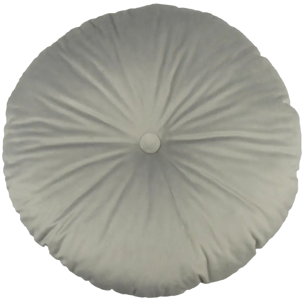 Подушка круглая Ø45 см цвет серый LINEN WAY STLM-2206724