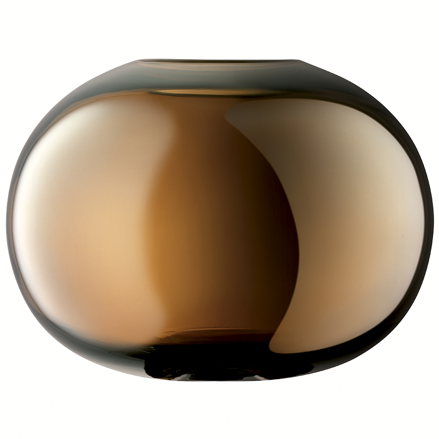 G1663-18-141 Ваза signature, epoque, 18 см, янтарь LSA International 