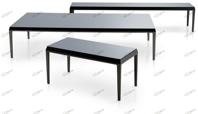 B&B Italia Прямоугольный стеклянный журнальный столик Michel sun-id-1448577