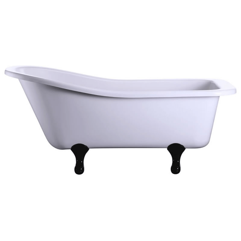 Ванна акриловая Harewood Slipper с ножками E10 BLA Slipper Burlington E1, E10 BLA - Вид №1