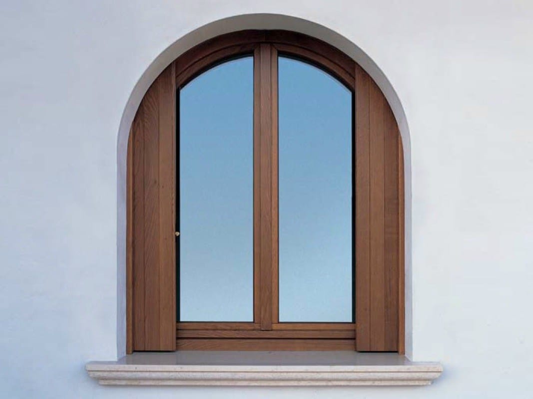 Дубовое створчатое окно с двойным остеклением Carminati Klima 80 ARCH-00065382 - Вид №1