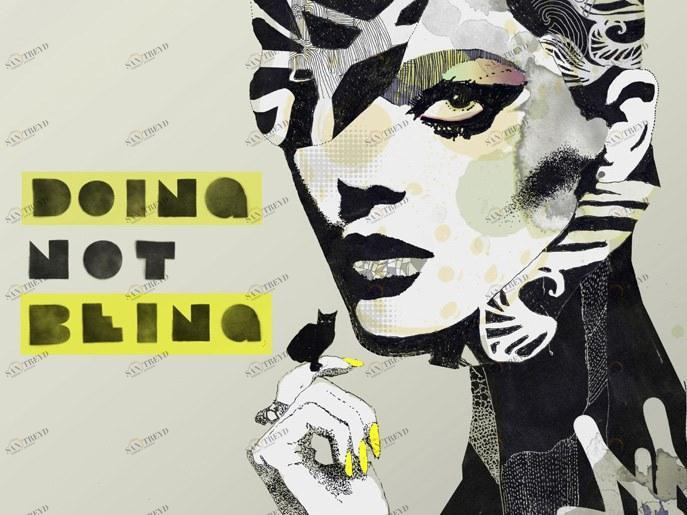 MOMENTI Авторский художественный принт Crazy home paintings Gi-005