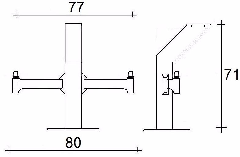 TALIN Модульный рабочий стол из МДФ со встроенными стульями sun-id-1461401 - Вид №2