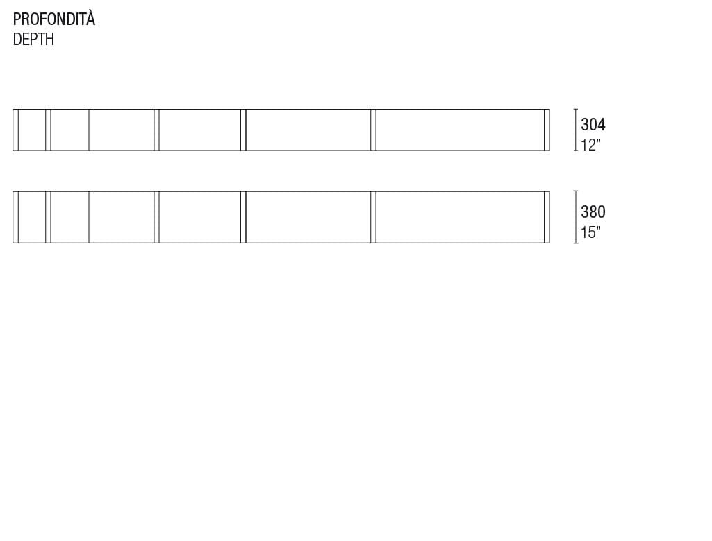 Установленная стеной секционная оборудованная стена MisuraEmme CROSSING ARCH-00101070 - Вид №4