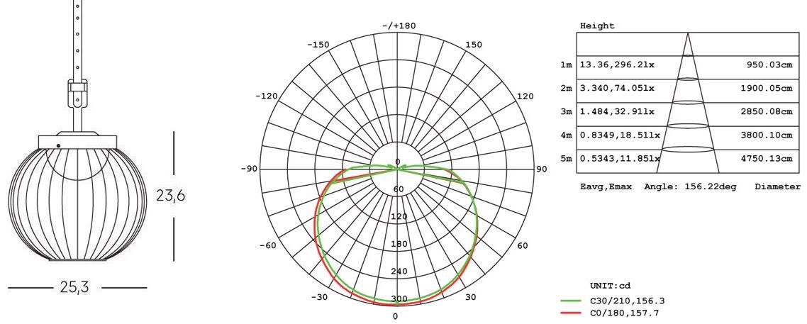 SOVIL Подвесной светильник для уличного освещения из литого алюминия Cage 99506/-- - Вид №3