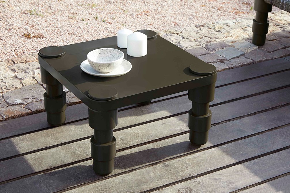 Журнальный столик 60 см серый Gan Green от Gan GAN  321282 Черный  - Вид №3