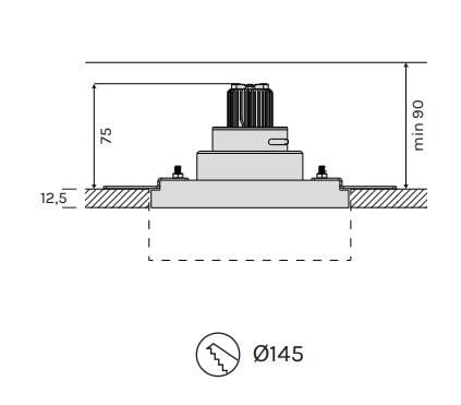 Регулируемый светодиодный прожектор Olev TINY ADJUSTABLE GHOST ARCH-00085870 - Вид №2