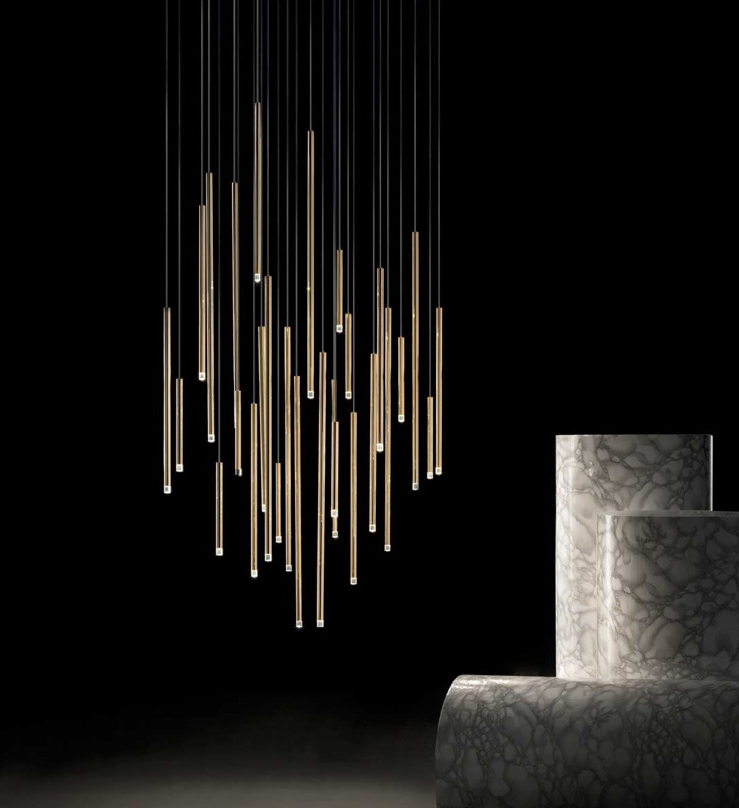 Studio Italia Design A-Tube nano medium gold 158025 подвес 118443 - Вид №1