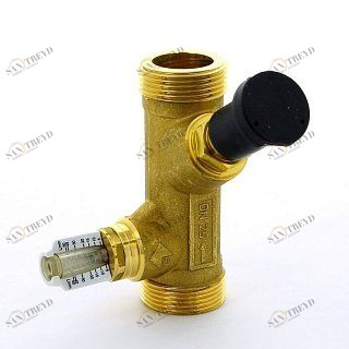 Вентиль WATTS балансировочный 1"1/4 НР WattFlow с расходомером и "Memostop" SRV-AG. 5-50 л/мин 10010152