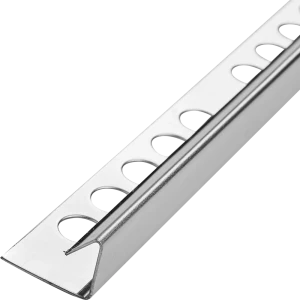 Уголок окантовочный для плитки Alprofi ПК 18-10НСП.2700.001 270 см нержавеющая сталь цвет серый