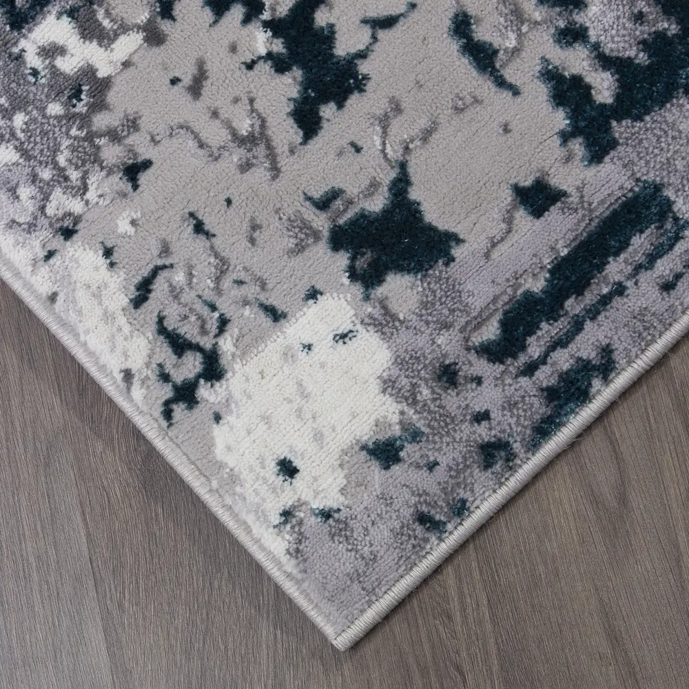 Ковер PALERMO F285 серый 150×230 см с рельефным абстрактным узором 89378823 STLM-1436632 - Вид №2