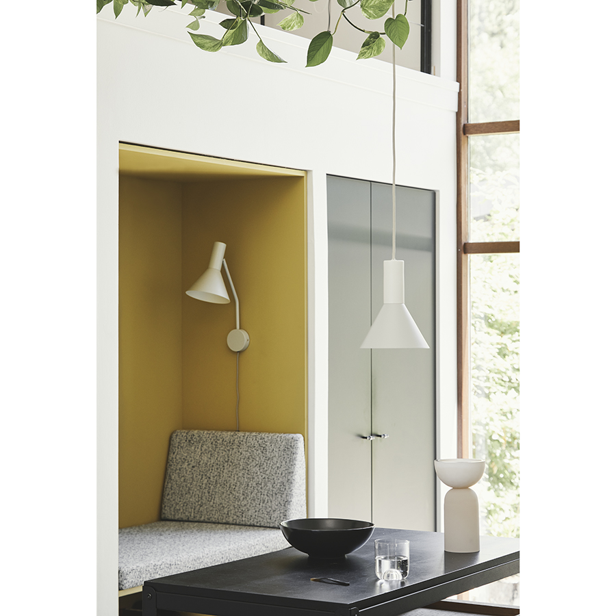 123037 Лампа подвесная lyss, 18х23 см, светло-серая матовая Frandsen  - Вид №2