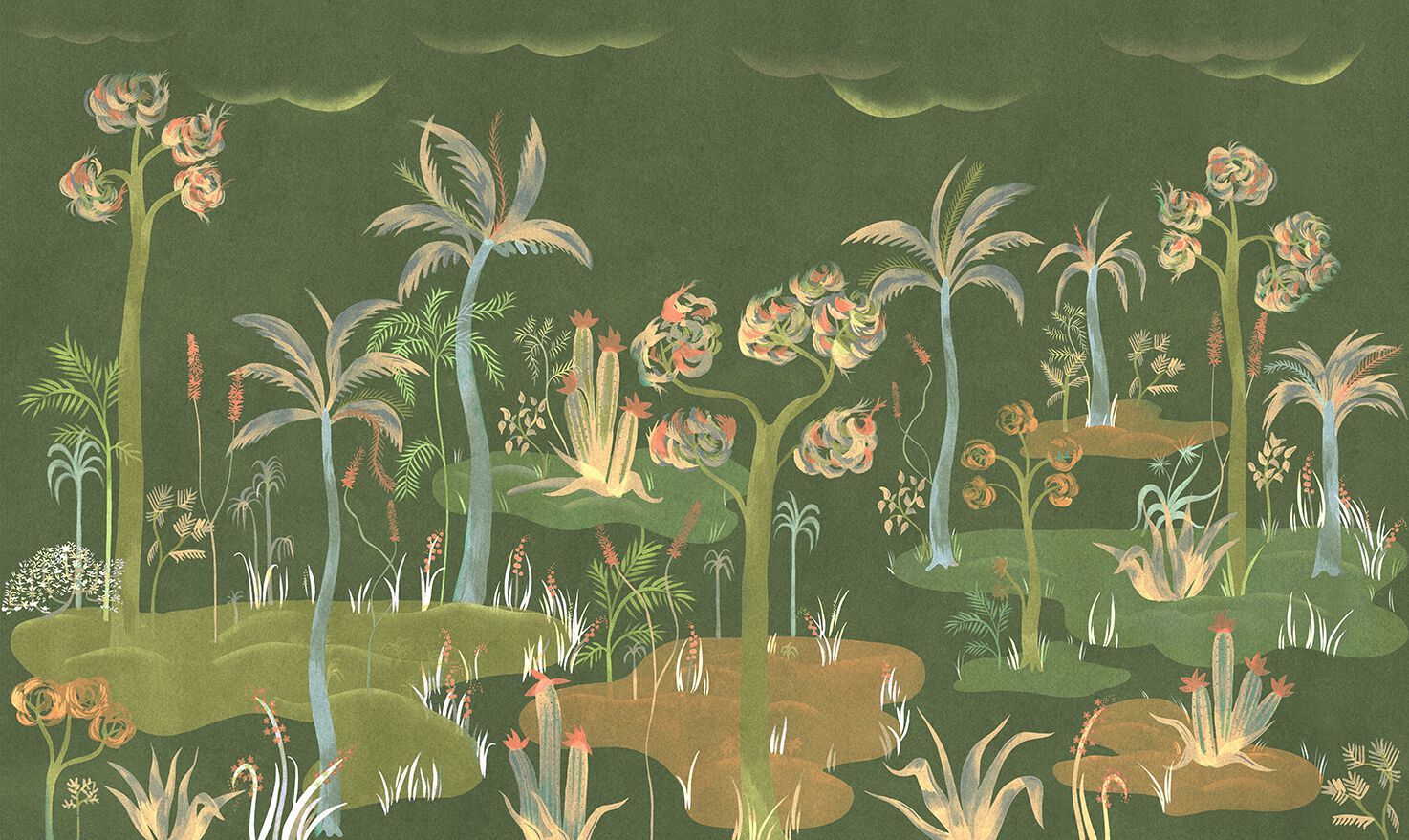 Обои с цветочными мотивами Jannelli&Volpi GADIR ARCH-00092405 - Вид №5