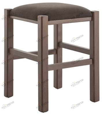 Palma Низкий табурет с обивкой из бука Rustica 425z.i1