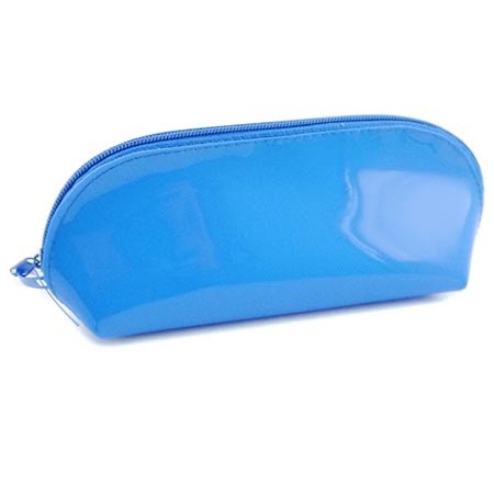 2191726 Пенал-косметичка на молнии, глянцевая ткань 3 х 22 х 9 см синий Я - Художник! 