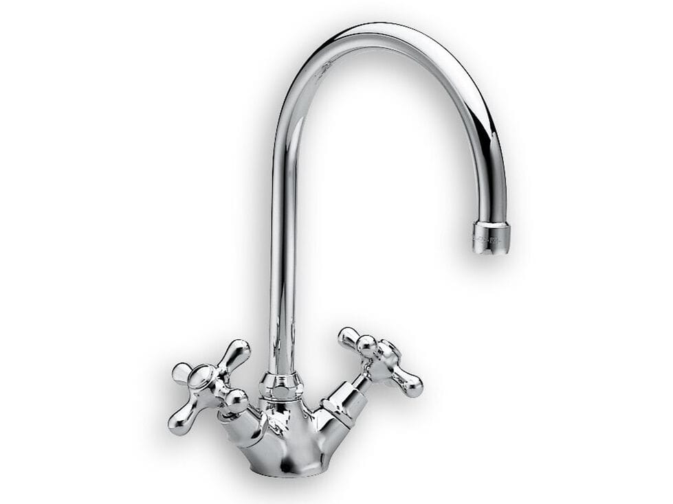 Одно отверстие столешница кухонный кран с поворотным изливом CRISTINA Rubinetterie кухня-Classic Collection ARCH-00115051 - Вид №1