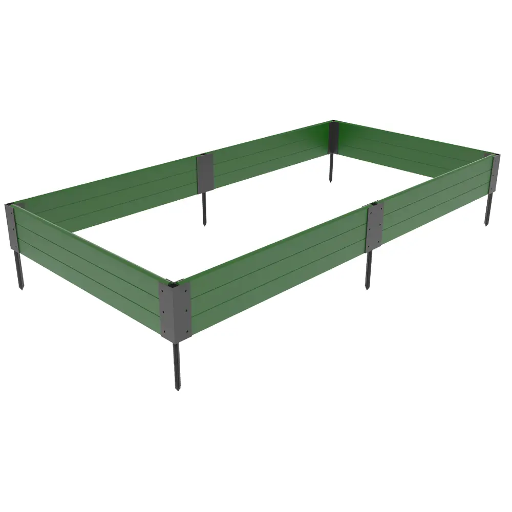 Грядка садовая Gidrolica 207x74x16 см цвет зеленый 89448383 STLM-2003591 Santreyd 