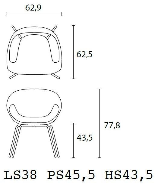 Casamania & Horm Стул из полипропилена штабелируемый с подлокотниками Vad sun-id-1499863 - Вид №11