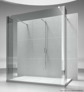 VISMARAVETRO Душевая кабина из хрусталя на заказ Sk-in